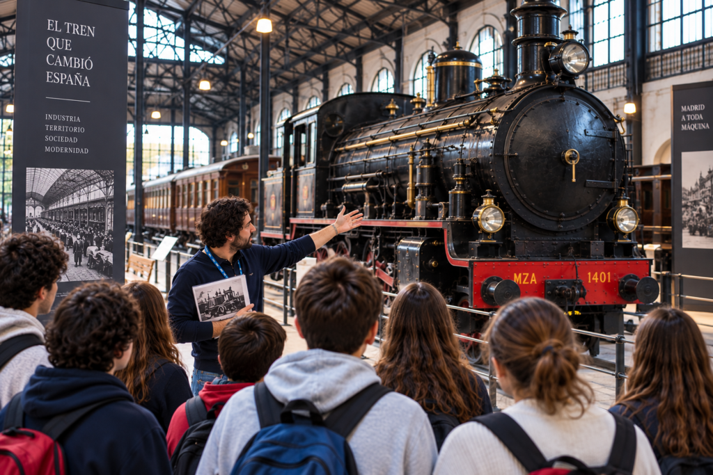 Visitas guiadas museo del Ferrocarril