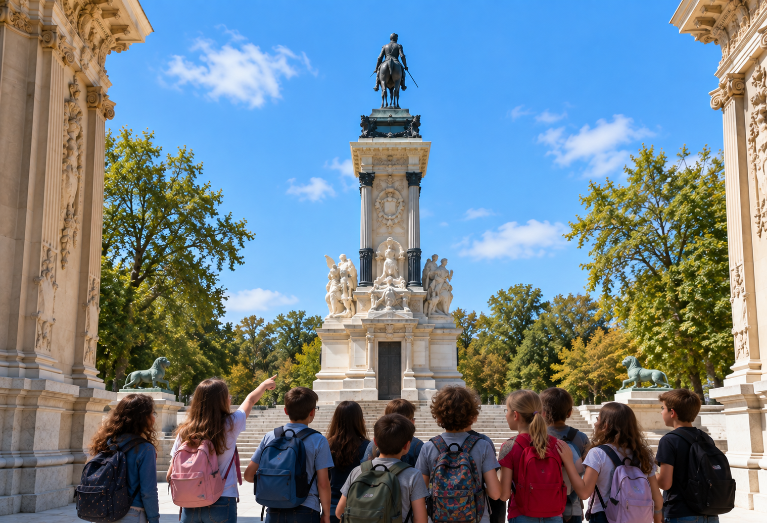 Visita guiada al Parque del Retiro para colegios en Madrid